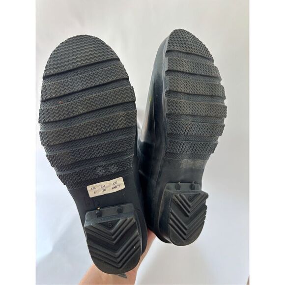 Hunter original tall rainboots navy blue size 7/8 - Picture 10 of 12